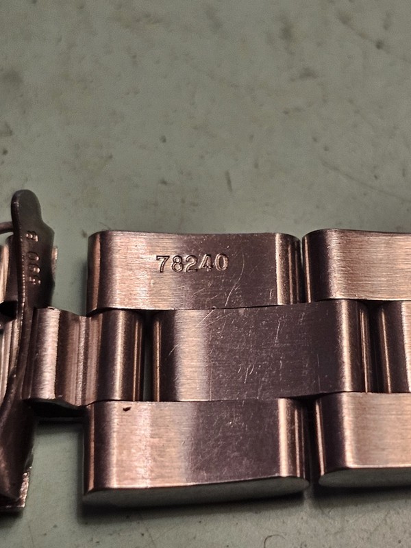 Rolex Ladies SS Datejust Oyster Band 78240 w/ 590B End Pieces For No Holes Model gallery