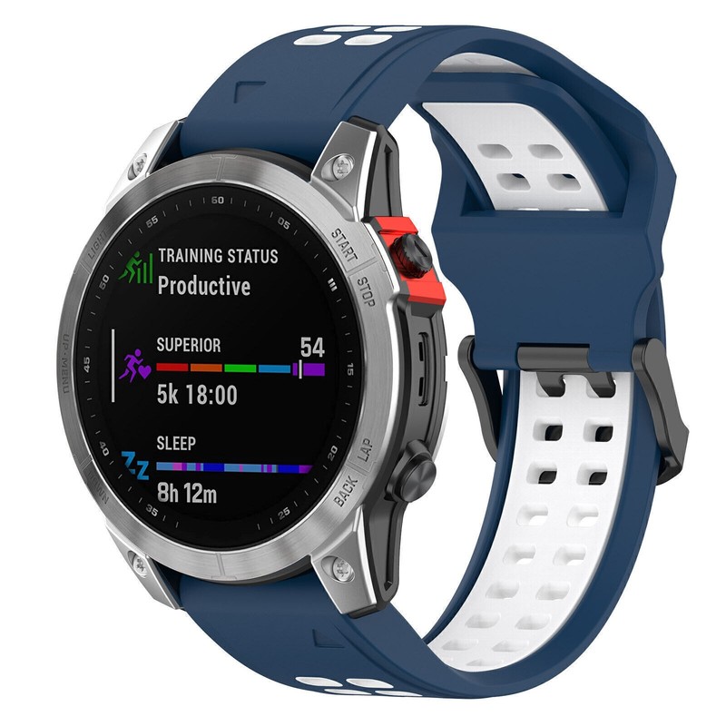 QuickFit Silicone Band Strap For Garmin Fenix 7 7X 7S 6X 6S Pro 5X 5S Plus Epix gallery