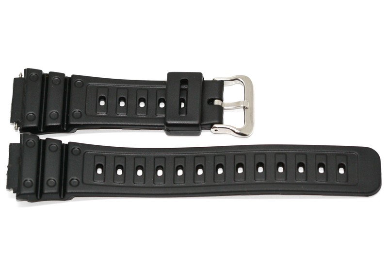 18MM BLACK RUBBER WATCH BAND STRAP FITS CASIO GSHOCK DW5600B DW5600C DW5000