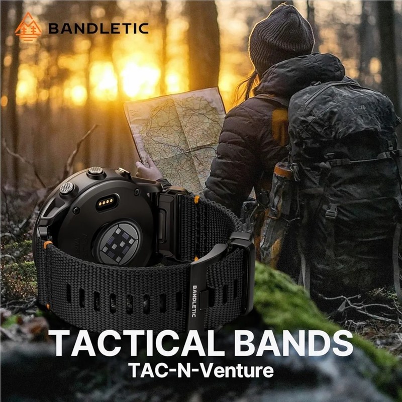 For Garmin Instinct 2 Watch Band 22mm Quick Fit Rugged Nylon Fenix 8 E 47mm/7 6 gallery