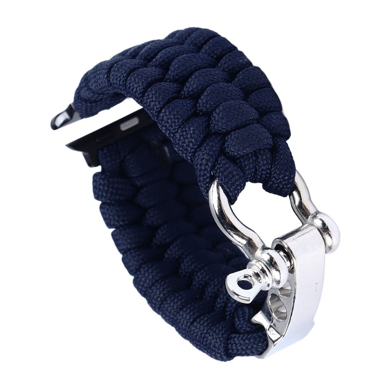 Braided Strap Hand Woven Adjustable Stylish Look Watch Band Wristband for IOS gallery