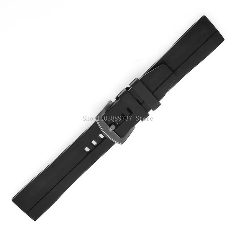 Big Size Long Silicone Strap 20mm 22mm Extended Length Rubber Watch Band gallery