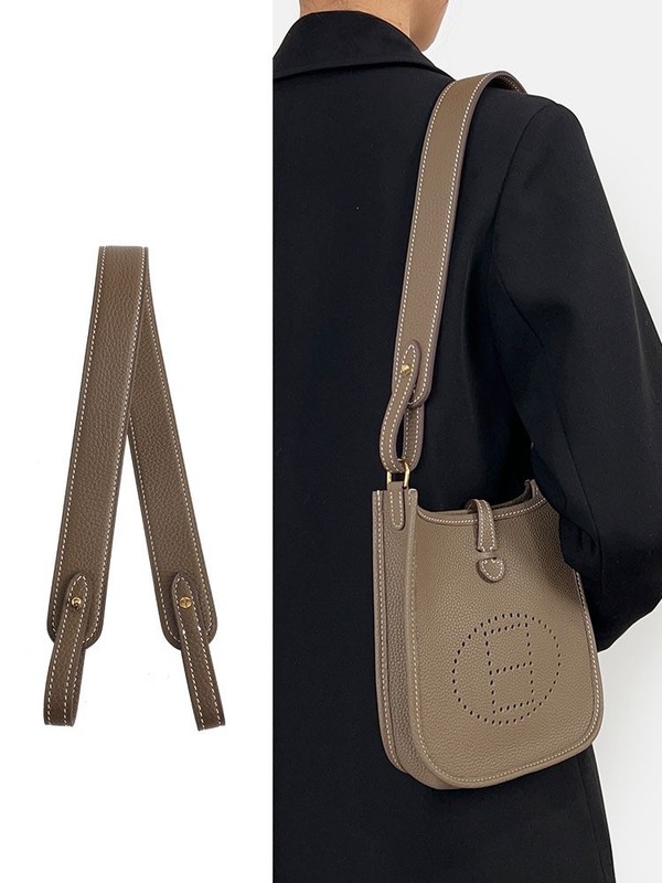 Real Leather Handle Shoulder Strap Replacement For Evelyn TPM/PM/GM/TGM