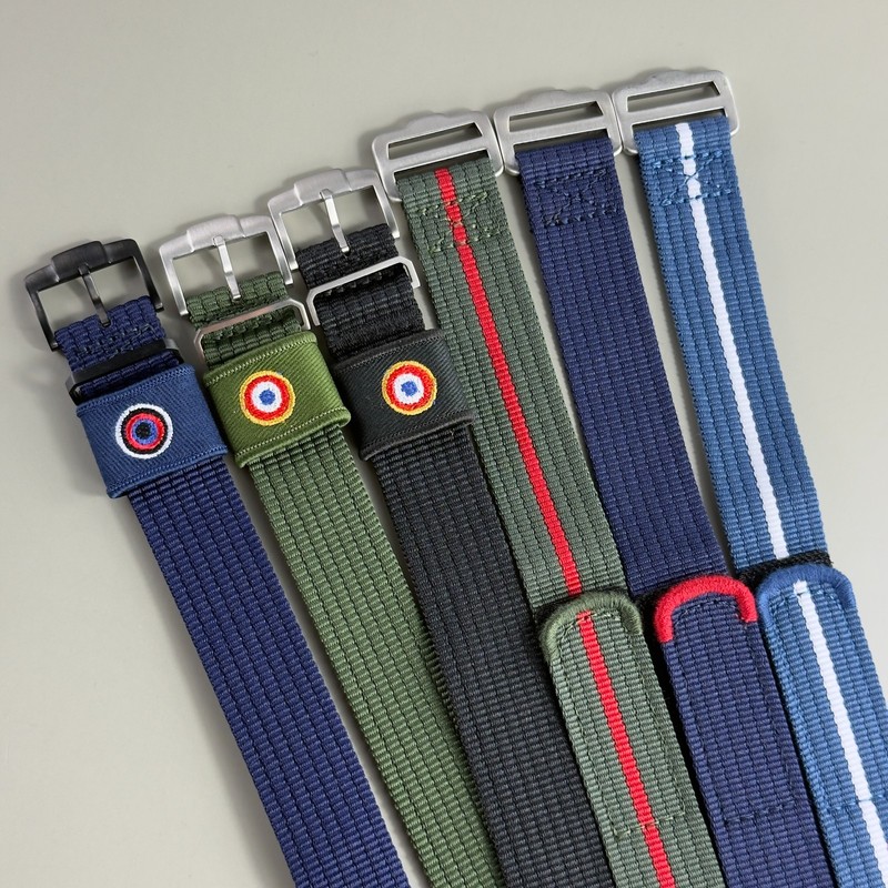 Limited Edition Nylon Watch Strap Tudor Pelagos FXD Red Bull Racing Blue 22mm gallery