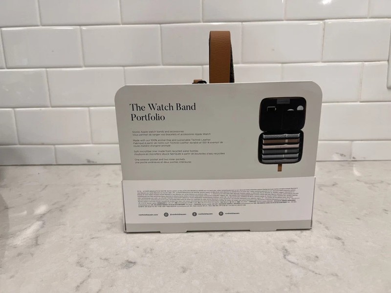 Von Holzhausen The Watch Band Portfolio Apple Watch Bands Zippered Case Leather gallery
