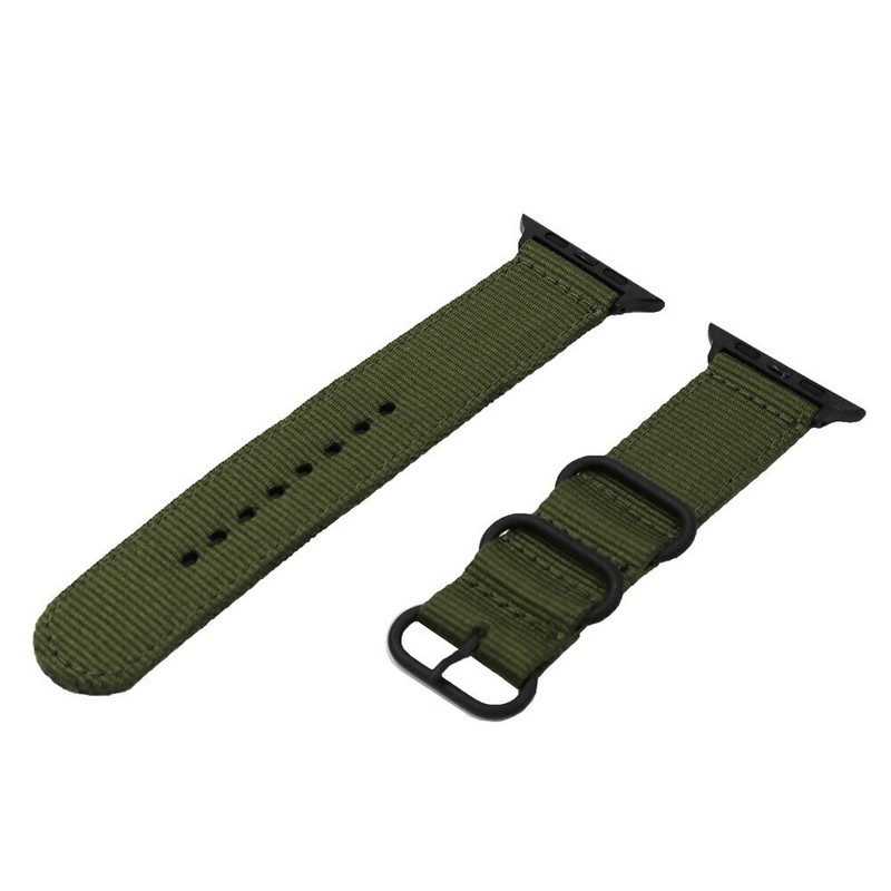 Sport Nylon Strap for Apple Watch Series 6 SE 5 4 3 2 38mm 40 42 44mm Watch Band gallery