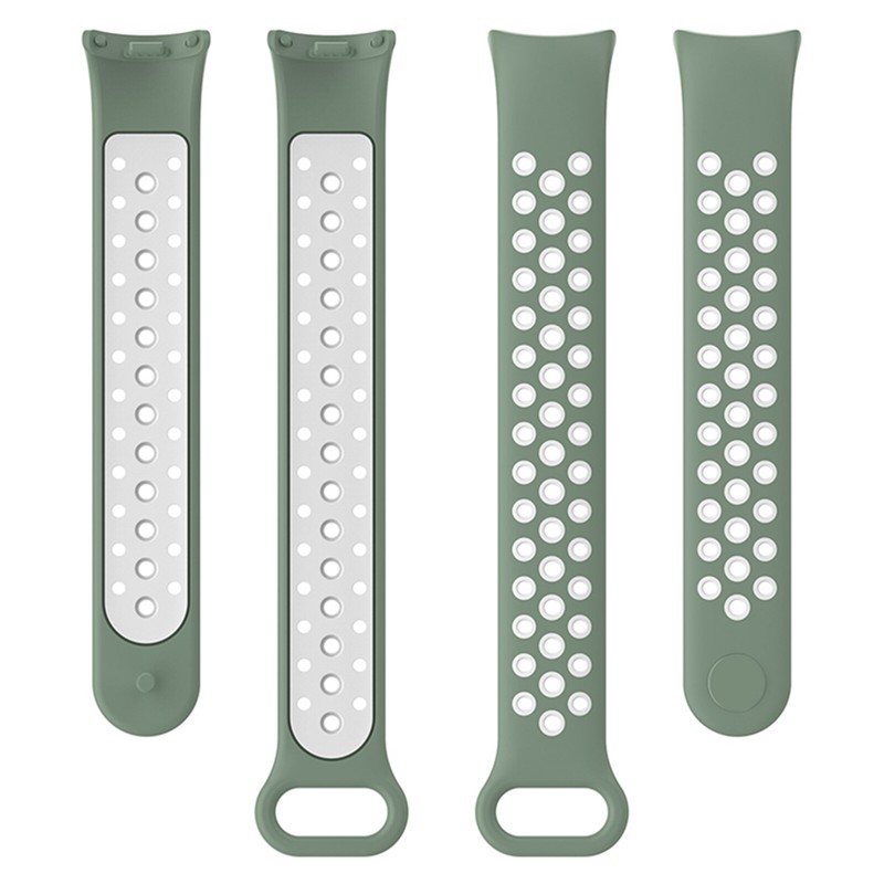 Replacement TPU Two-color Spike Buckle Watch Strap Spare Accessories for Band8 gallery