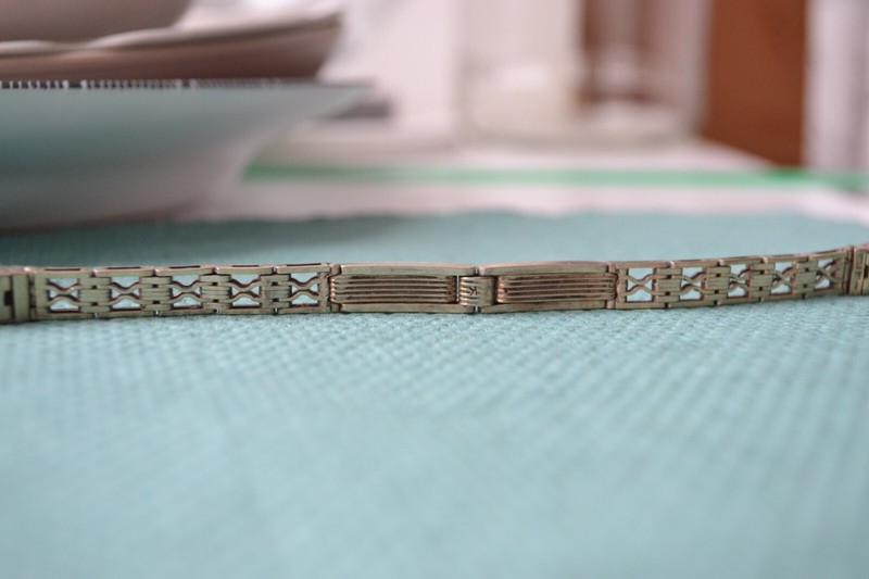 Vintage S875 Sterling Silver Watch Bracelet For Women 6mm gallery