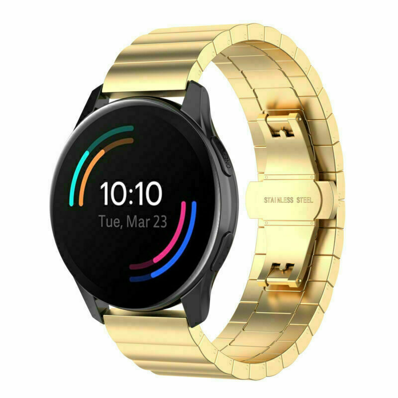 Steel Belt 22MM Stainless Steel Watch Strap for YAMAY SW022/OnePlus Watch VER