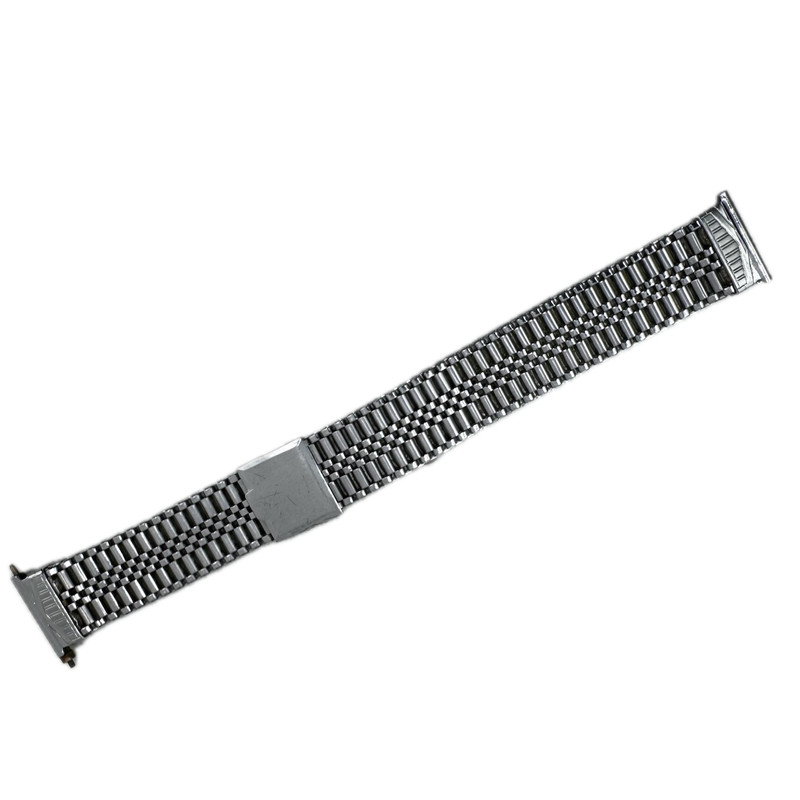 Vintage 20mm Gemex Men’s Wristwatch Bracelet Chrome Plated Mesh USA Early
