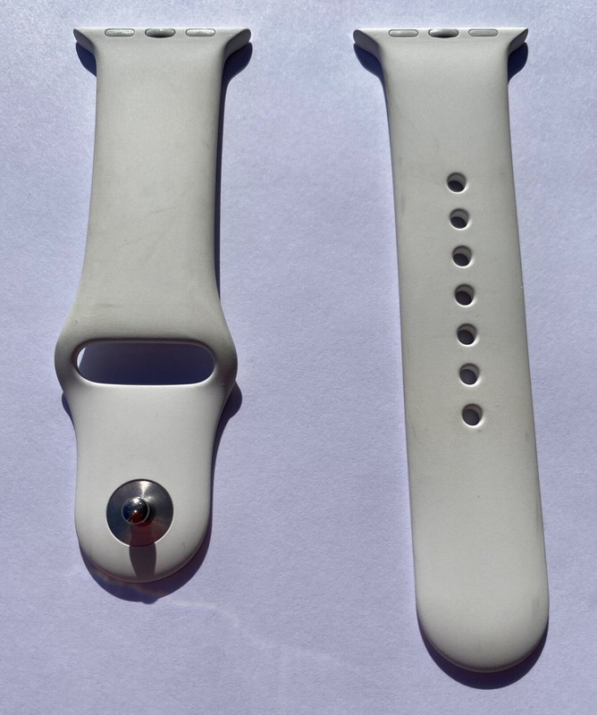 Apple Watch White Sport Band Series 1 2 3 38mm 4 5 6 SE 40mm 7 41mm Original S/M