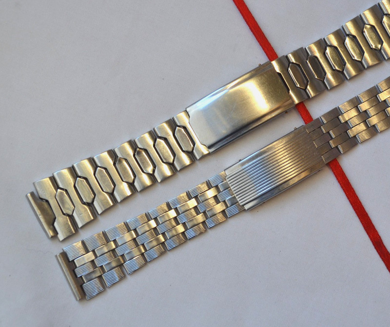 USSR watch Bracelet vintage 165mm 18mm Set 2x Soviet band poljot vostok zim luch
