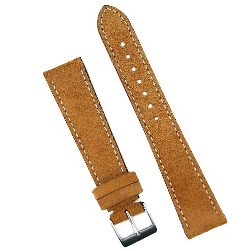 B & R Bands Italian Classic Suede Watch Band Straps – 18mm 19mm 20mm 22mm